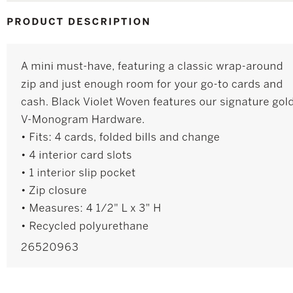 NWT! VICTORIA'S SECRET MIDNIGHT GARDEN FLORAL WALLET/CREDIT CARD HOLDER - Picture 8 of 9